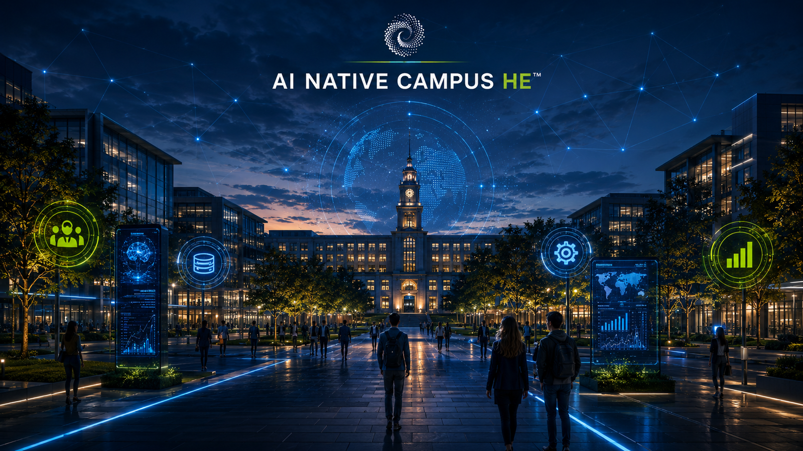 AI Native Campus HE visual for colleges and universities