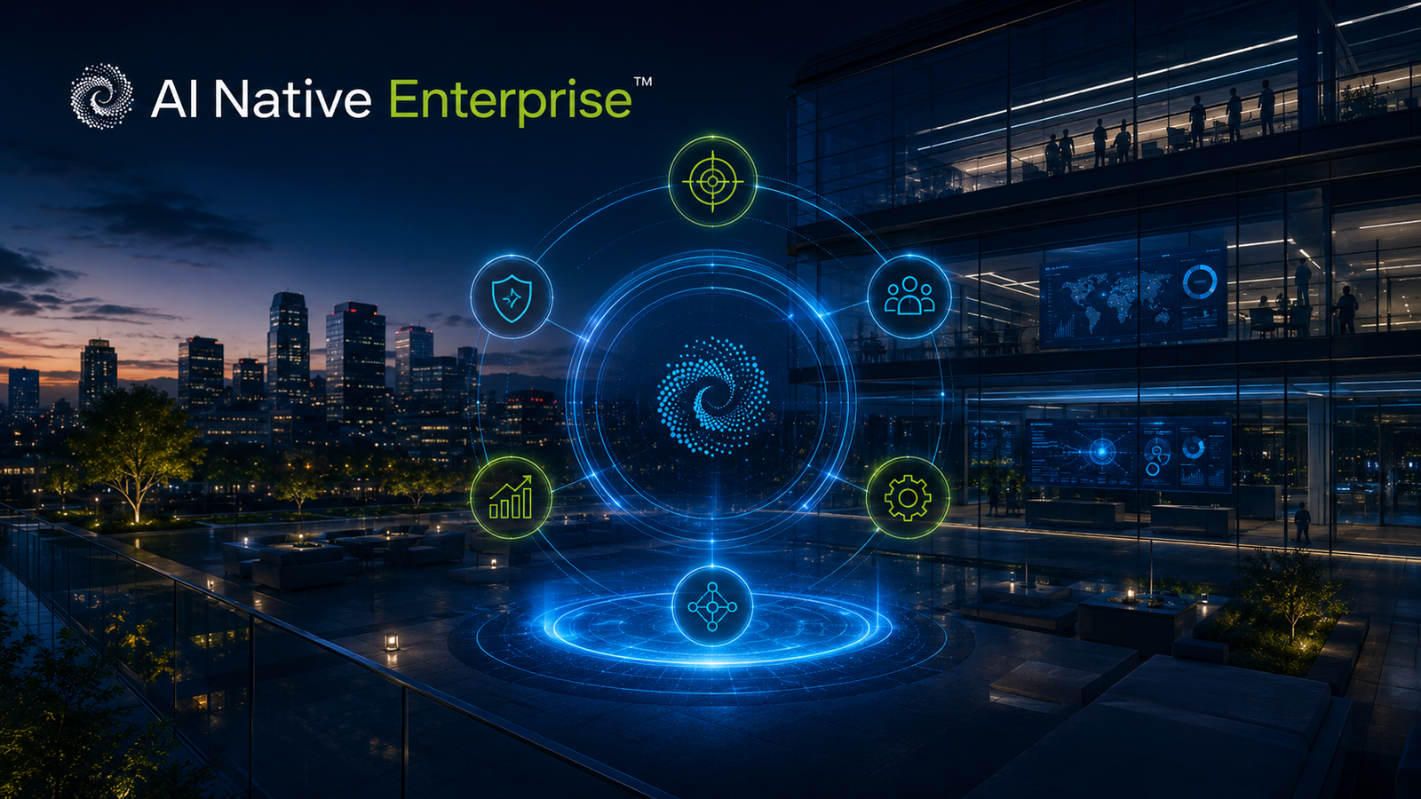 AI Native Enterprise visual for executive teams and enterprise organizations