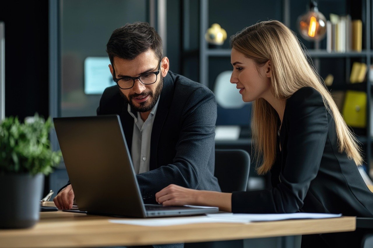 Man in Front of Computer
